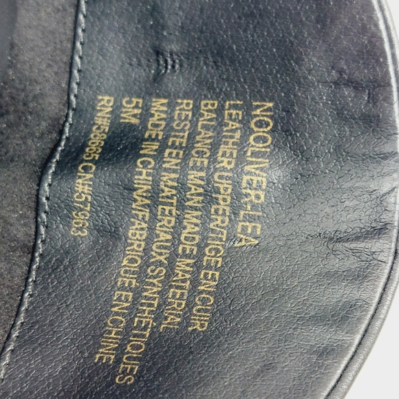 NEW Nordstrom Oliver Black Leather Slip On Block Heel Riding Boots M305 - Picture 11 of 12